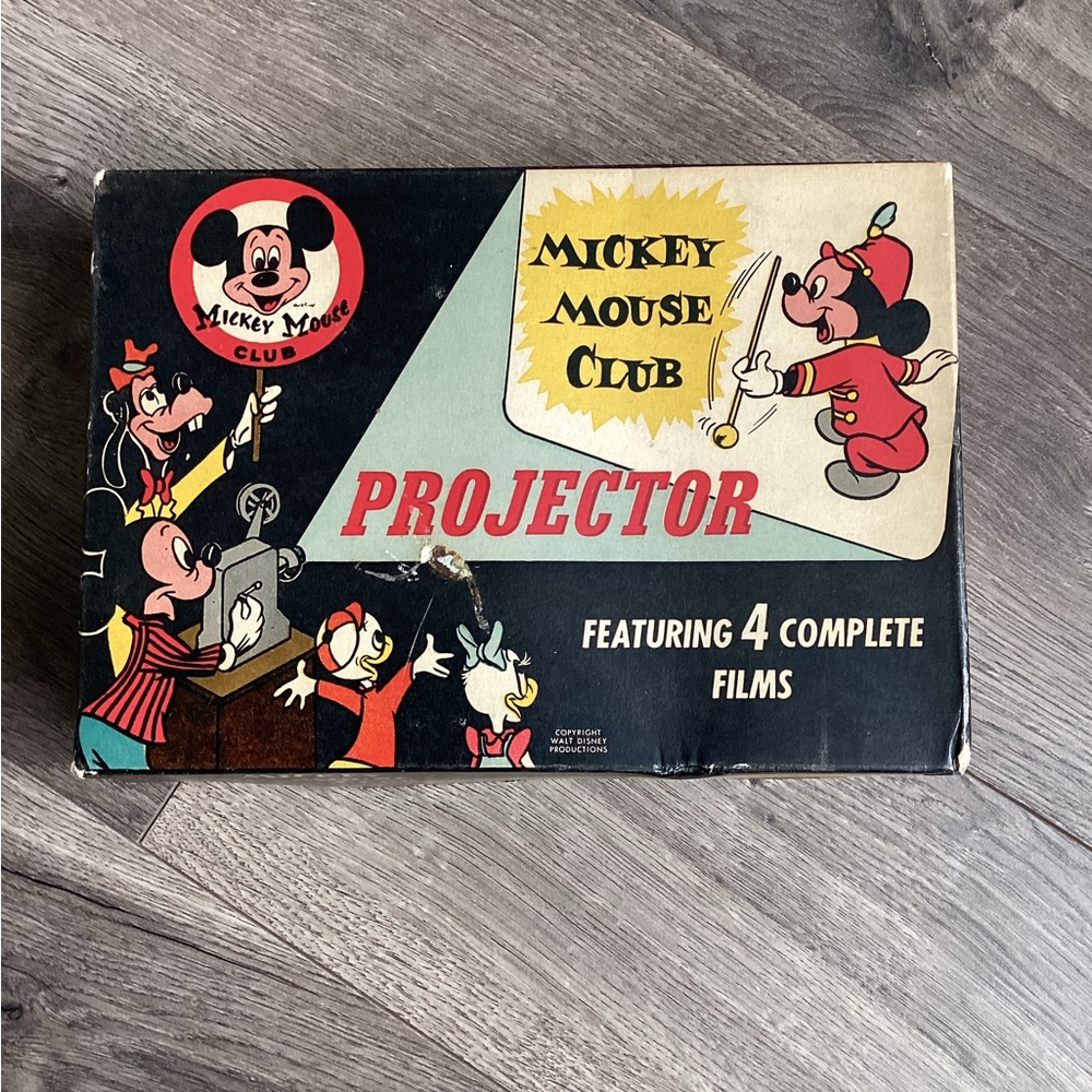 Mickey Mouse Club Projector Model 488 with Extra Film Stephens Products